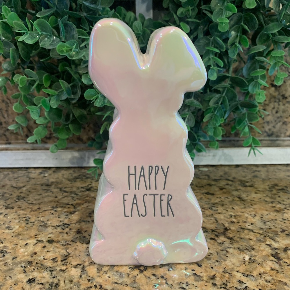 Rae Dunn Iridescent Happy Easter Bunny